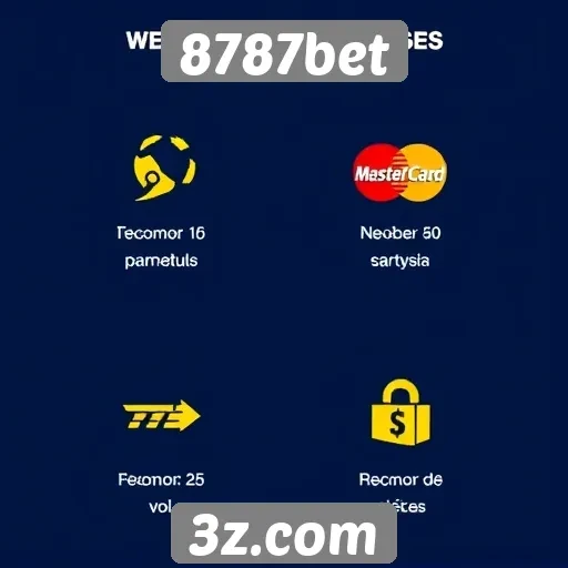 Métodos de pagamento disponíveis no 8787bet